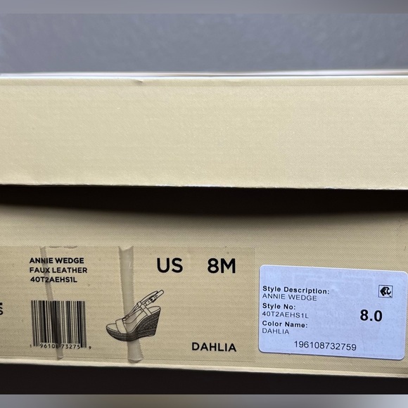 SB25 NIB MICHAEL Michael Kors Women’s Annie Wedge Espadrille shoes Size 8. - Picture 12 of 13